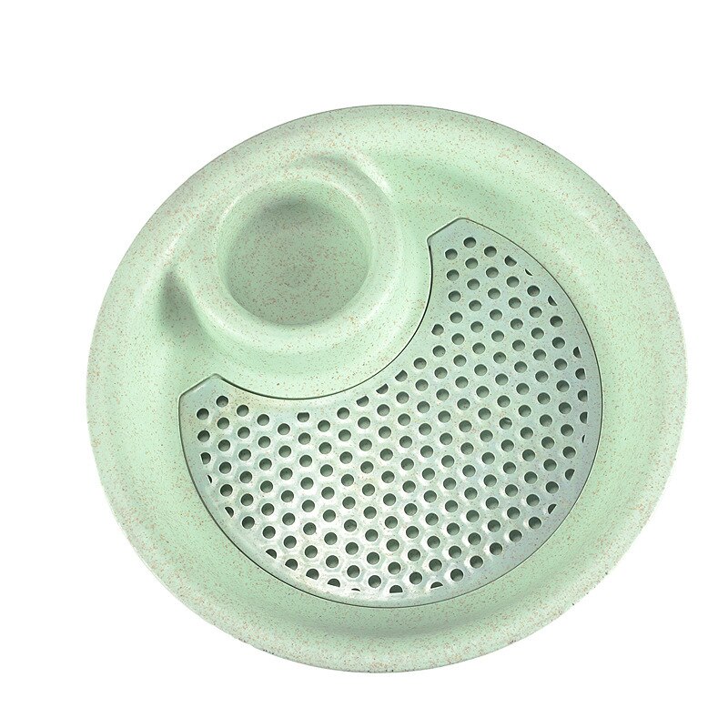 Plateau rond Double couche pour boulettes | 1 pièce, plateau de vidange avec soucoupe plongeante assiette de collation fruits français porte-frites plat poêle ustensiles de cuisine