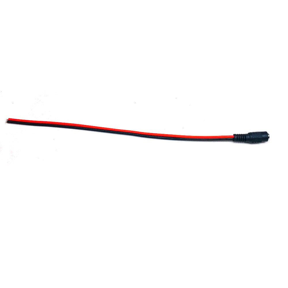 5.5 x 2.1mm dc strøm hunkabel 12v plugg dc hun adapter kabel plugg kontakt for cctv kamera dc plug hun 5.5*2.1