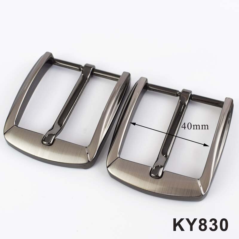 Meetee-hebillas de cinturón con pasador de Metal para hombre y mujer, hebillas de cinturón de 35/40mm, para manualidades de cuero, accesorios de decoración para Vaqueros, 1/2/5 Uds.: 1Pc / KY830
