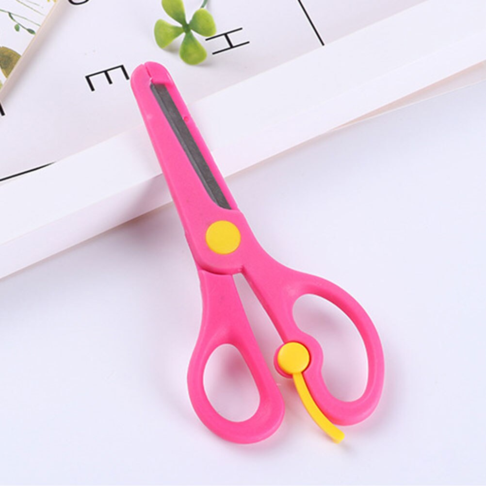 6pcs Kids Scissors Office School Craft Scissors Safety Scissors Stationary Accessories