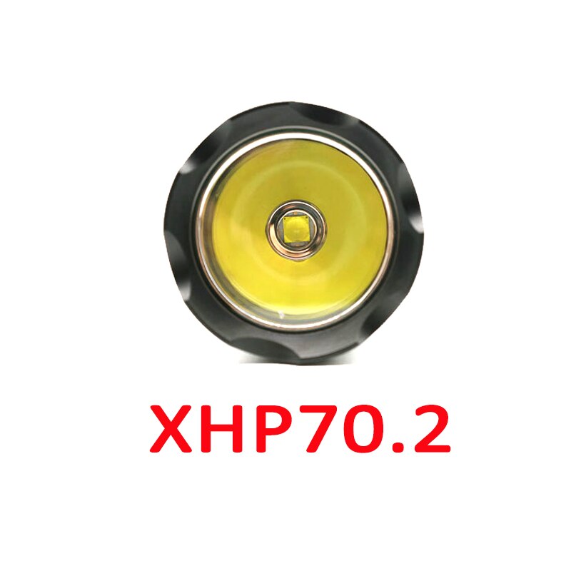 Linterna de submarinismo XHP70.2, luz LED subacuática de 100M XHP70, Linterna de buceo impermeable, batería 26650 + cargador