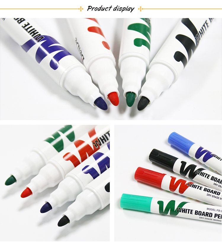 Uitwisbare Whiteboard Marker Pen Droog Wissen Schoolbord Marker Zwart/Blauw/Groen/Rood Krijt Glas Kantoor school Art Marker