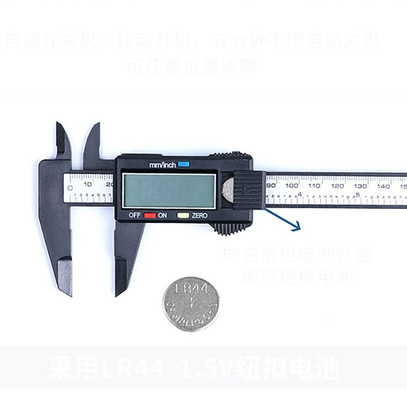 Digital Caliper 150mm Micrometer Auto Measuring Tools Digital Scale Ruler With Screen Depth Gauge Vernier Accurate Instrument