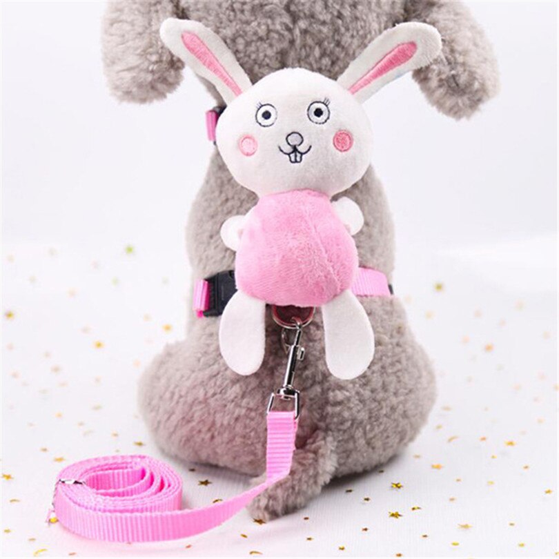 Harnais collier de harnais pour chien | Joli harnais et laisse pour animaux domestiques, ensemble pour chiot chat de plein air, pour chien Chihuahua Pug bouledogue: rabbit Dog Leash / S