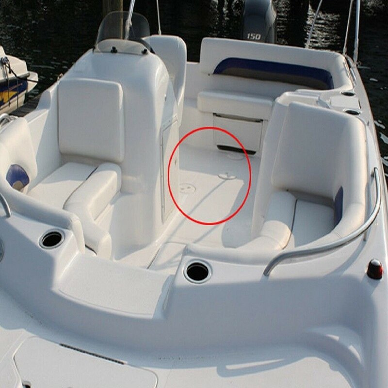 6 inch Round Hatch Cover - Non Slip Inspection Deck Plate for Marine Boat Kayak Canoe