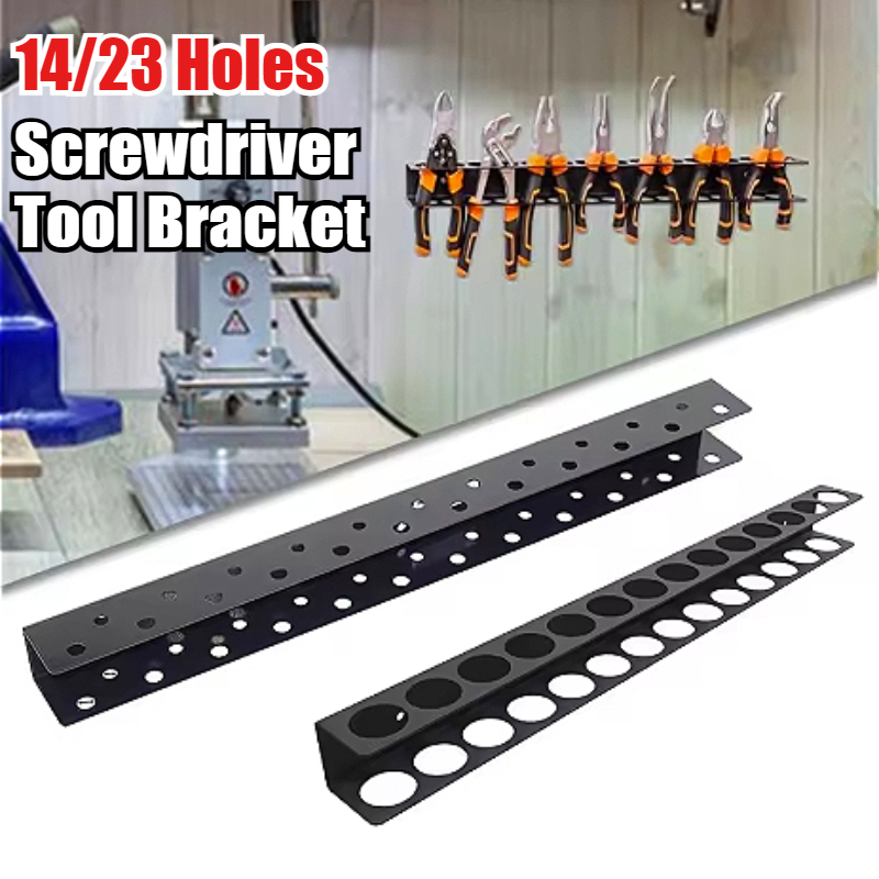 Wall Mounted Carbon Steel Wall Tool Rack Stand For Neat & Accessible Tool Arrangement Organizing Various Sizes Of Pliers