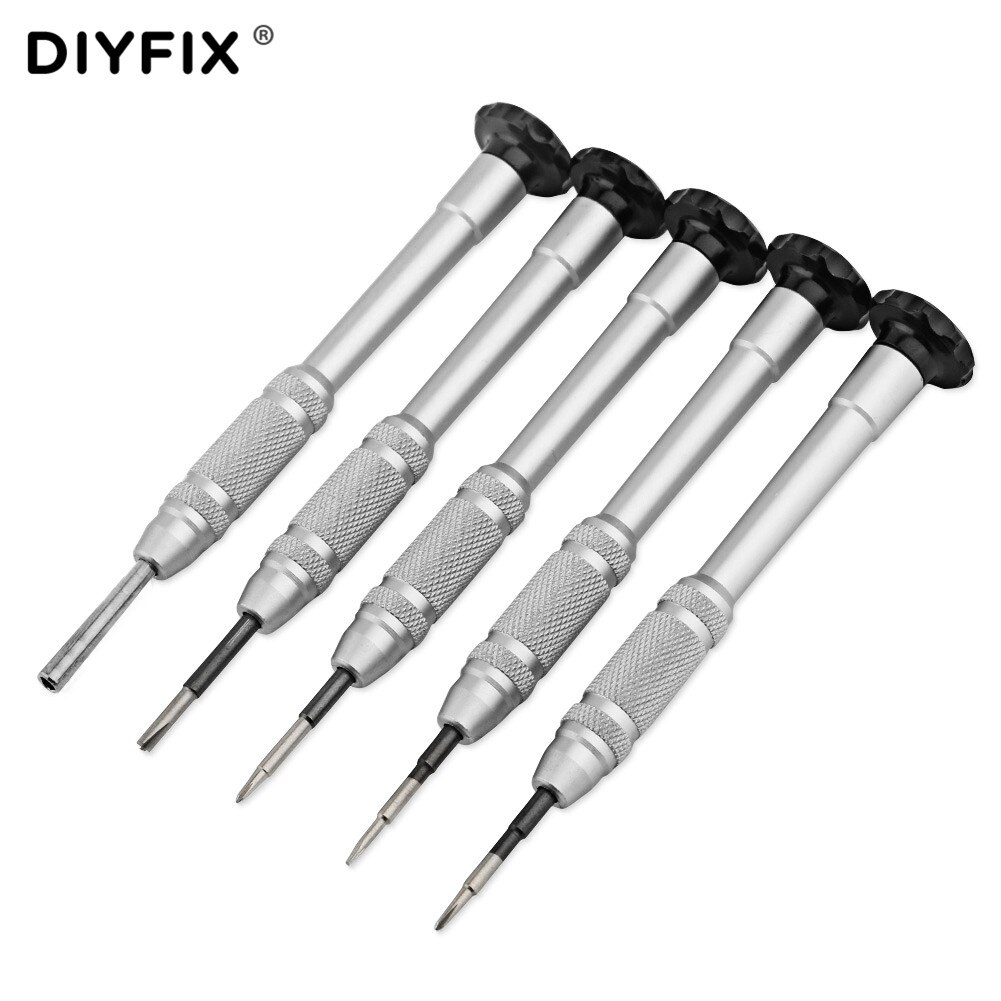 DIYFIX 5 in 1 Schraubendreher-einstellen für iPhone X für iPhone 8 7 6S 6 Reparatur Werkzeuge Öffnung Zerlegen Bausatz