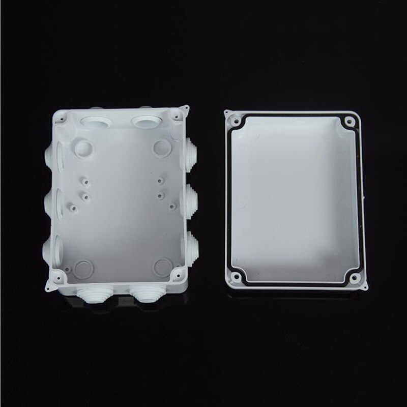 1 stk 100 x 100mm 150 x 110mm 150 x 150mm ip65 ledninger samledåse plastfordelingsboks vandtæt elkasse tom