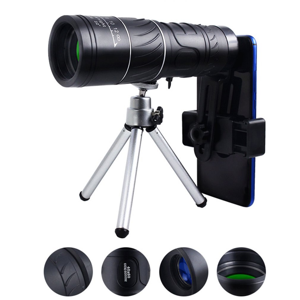 Télescope monoculaire 40x60 télescope monoculaire à puissance Variable télescope monoculaire Portable extérieur haute définition