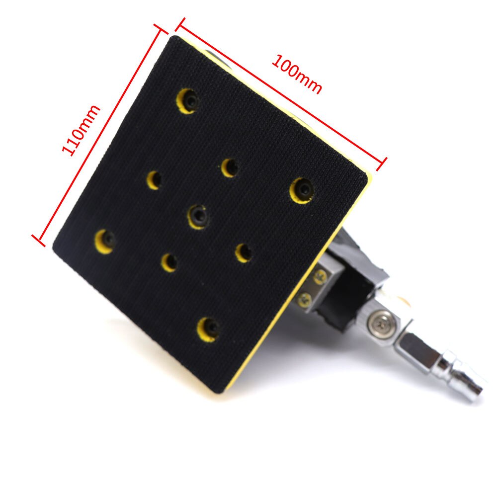 Hifeson pneumatisk luftsliper polerverktøy 100*110 firkantet bilinteriørsete poleringsmaskin tresliper polermaskin