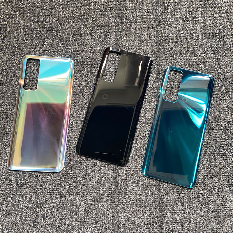 For Huawei Nova 7 5G Battery Cover Back Housing Glass Rear Door Case With Camera Lens+Adhesive Sticker JEF-AN00 NX9 AN20