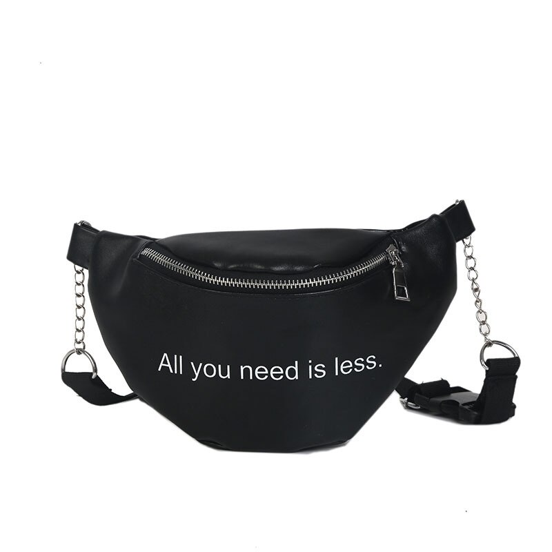 Frauen Taille Tasche fanny Pack Große Kapazität Crossbody Brust Taschen Banane Pack PU Leder Damen Gürtel Tasche Taille Pack: Schwarz und Weiß mit Muster