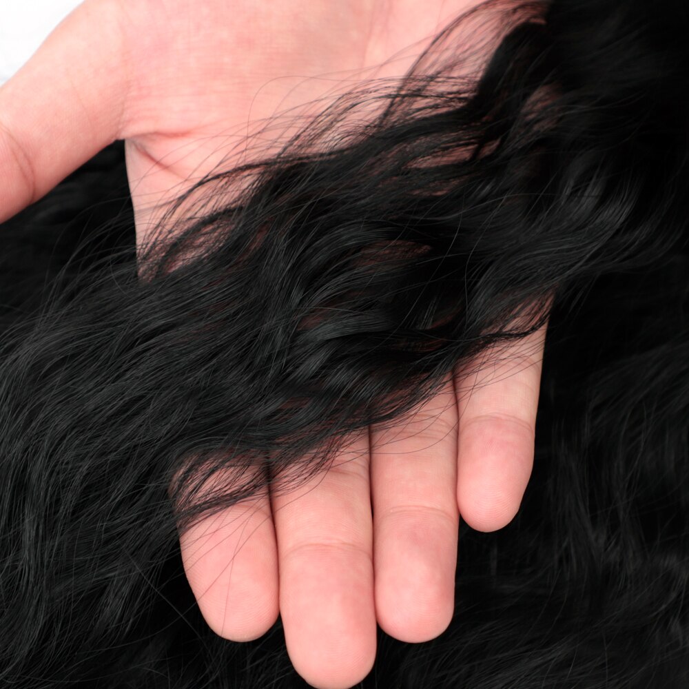 Kinky curly hestehale extensions syntetiske hair extensions del cabello hestehale hair extensions hårstykker