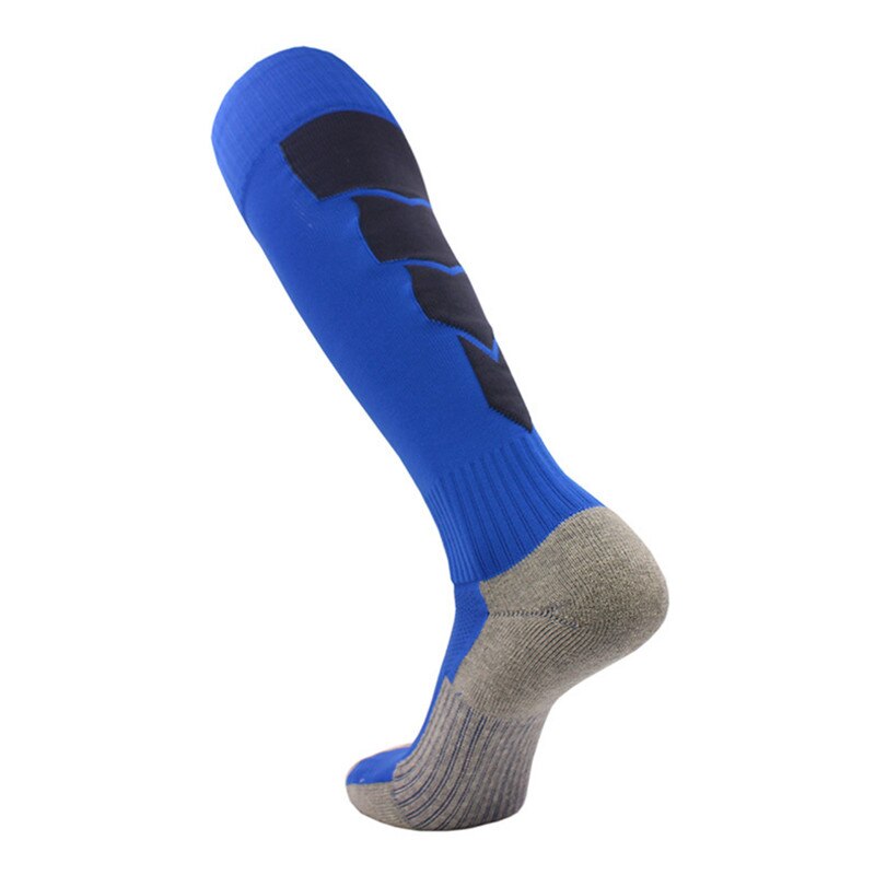 Men Compression Long Soccer Socks Cushion Non-slip Breathable Thicker Football Stocking Training Sports Cycling Socks