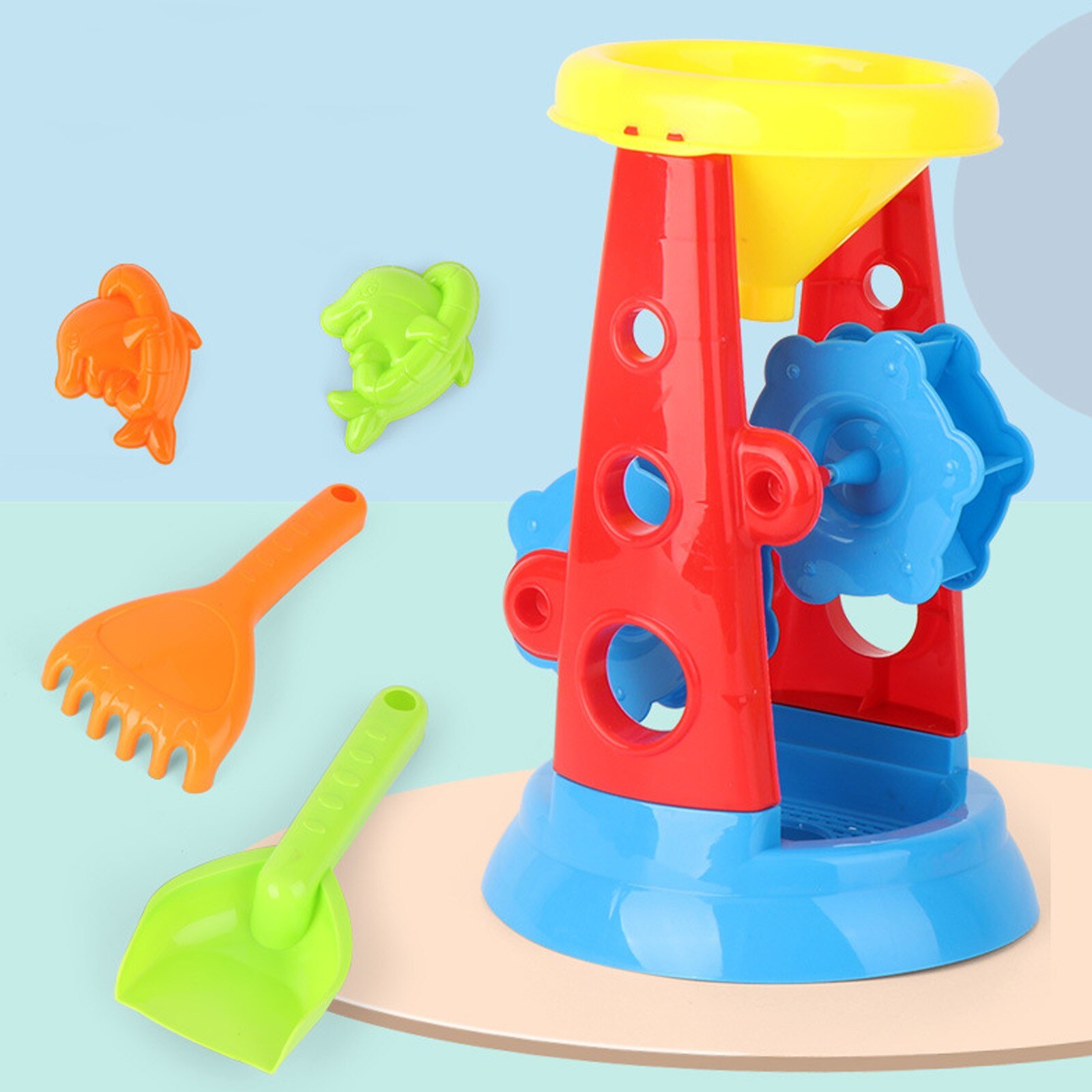 Kinetische Zand 5 Stuk Strand Speelgoed Zand Set Zand Play Zandbak Speelgoed Zomer Outdoor Speelgoed Set Voor Zand Strand Armatuur zand