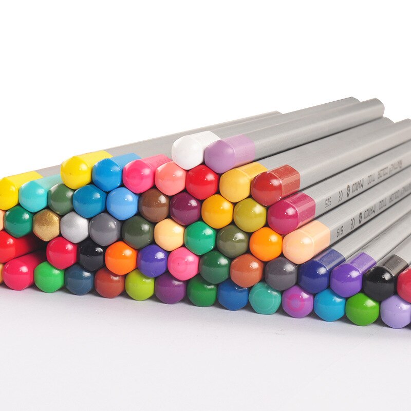 72 Kleuren Olie Kleur Potlood Raffine Fine Art Lapis De Cor Professionele Pastille Gekleurde Schetsen Tekening Potloden