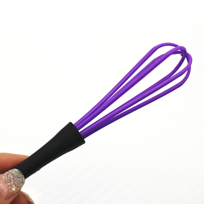 1 pièces Salon de coiffure teinture crème fouet en plastique mélangeur de cheveux barbier agitateur soins des cheveux outils de coiffure couleur aléatoire