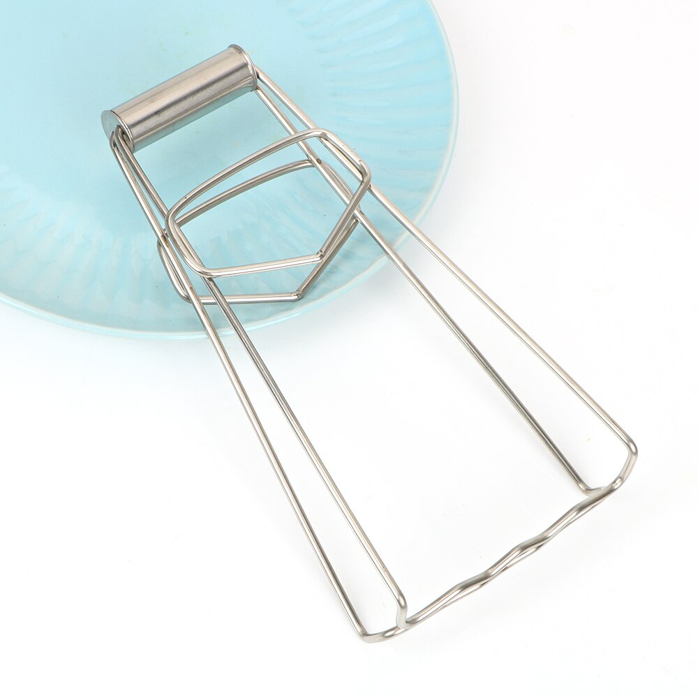 NICEYARD Stainless Steel Anti Bowl Holder Clamp Gadgets Take Bowl Plate Dish Clip Tongs Kitchen Accessories