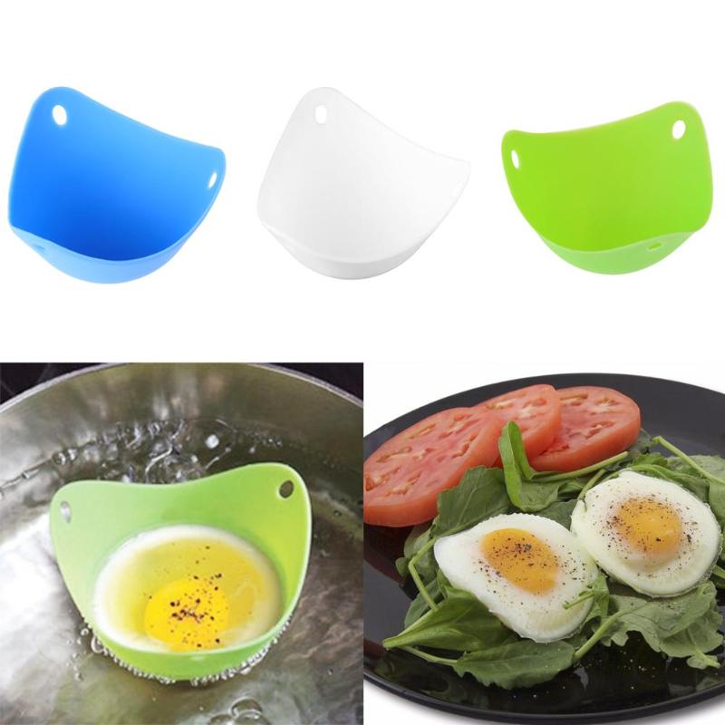 Di sicurezza in silicone uovo fornello Bracconaggio Cuoco Stampo Da Cucina Accessori pancake Uovo Stampo Strumento di Cottura Ciotola di Plastica Uovo in camicia Strumento