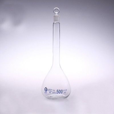 1000ml Graduated Labrotary Glass Liquid Volumetric Flask with Glass Stopper