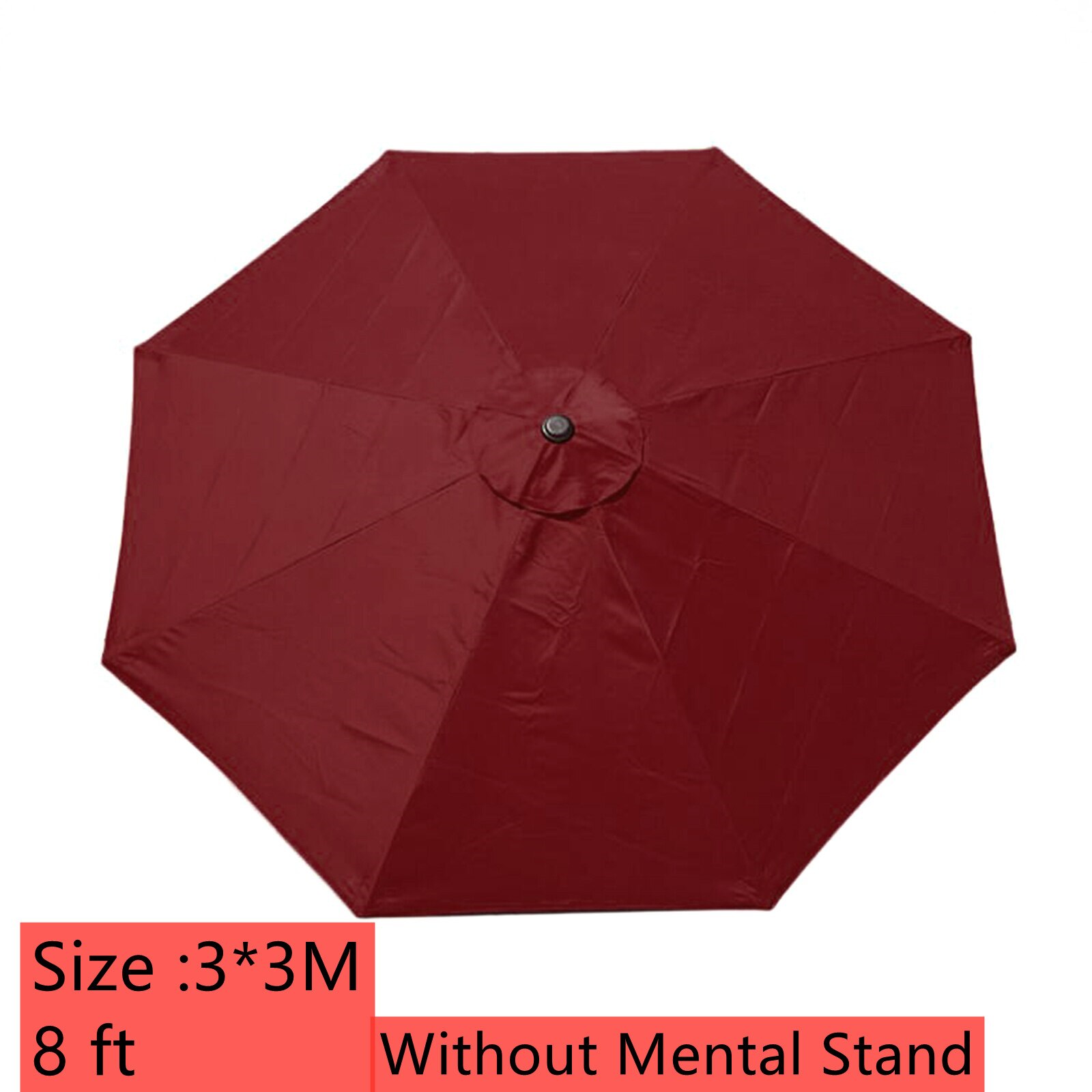 COKYIS 6 Ribben Universele Parasol Vervangende Luifel, 2.7