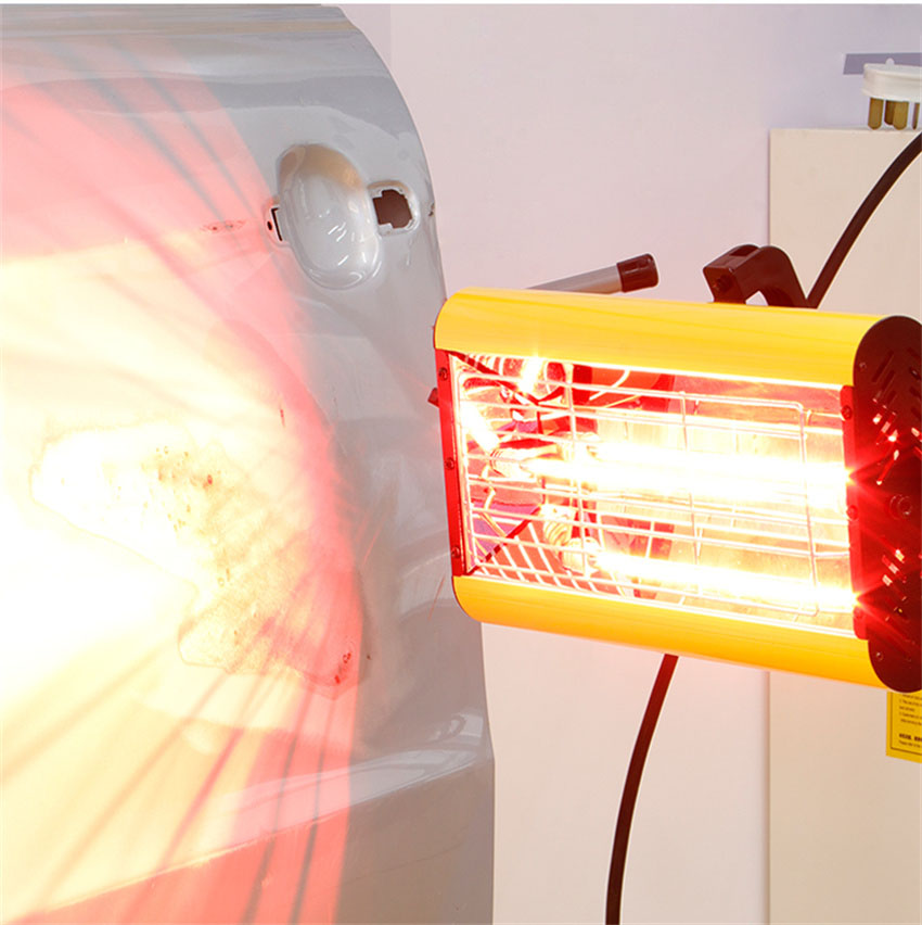 Handheld 1200W 2500W Infrared Paint Curing Lamp Paint Dryer Heating Lamp Heater Shortwave Infrared baking Lamps