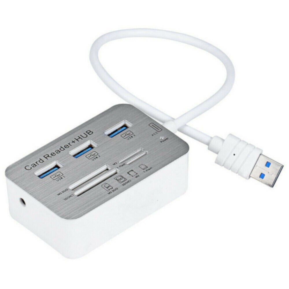 3 Port USB USB 3.0 Hub Adapter High Speed Mini Splitter For PC Laptop Notebook Receiver