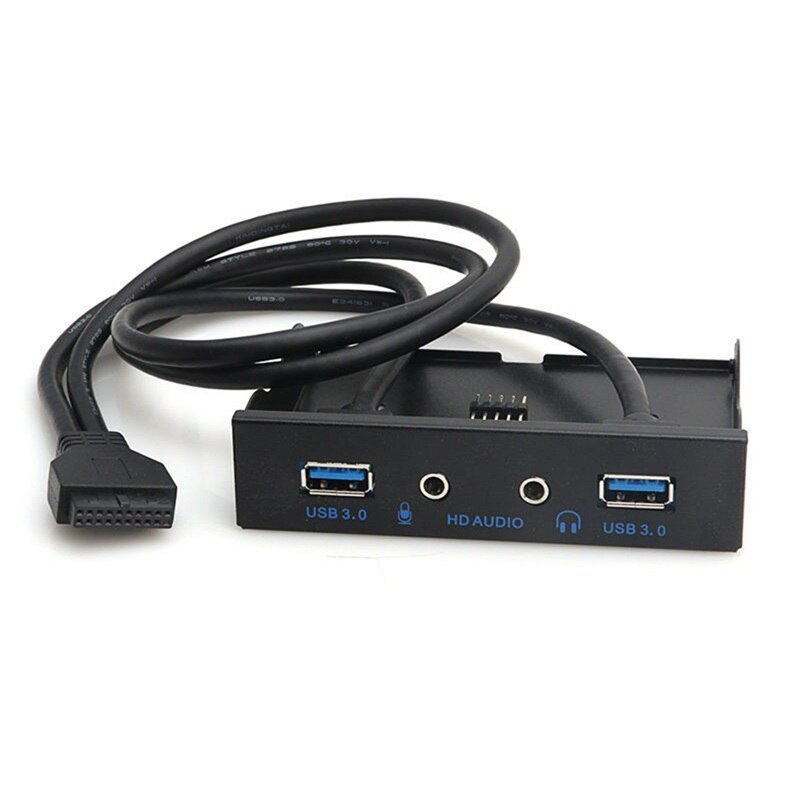 3.5 '' 2 usb 3.0 a hub + hd o  to 20 pin header floppy frontdrevpanel