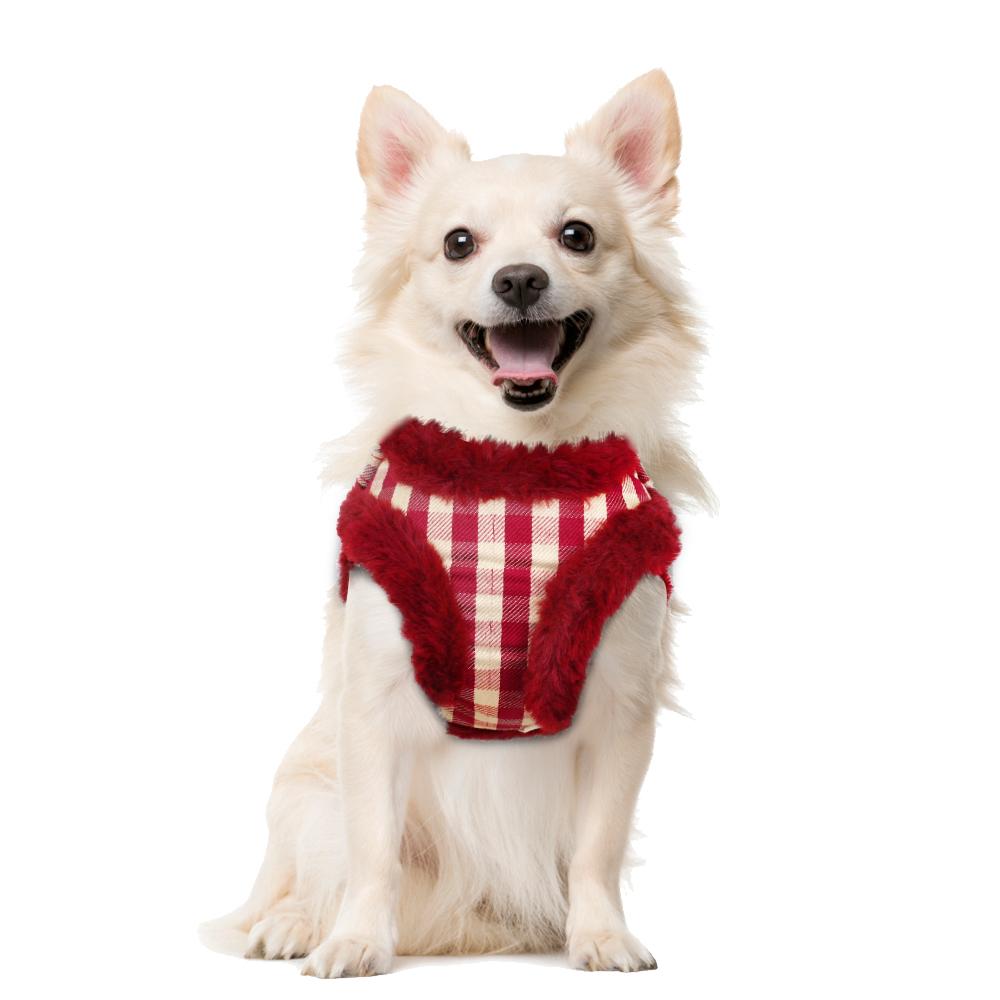 Warm Hond Harnas Chihuahua Yorkshire Kleine Honden Kat Harness En Leash Set Winter Hond Puppy Vest Zachte Fleece Gevoerde Huisdier jas