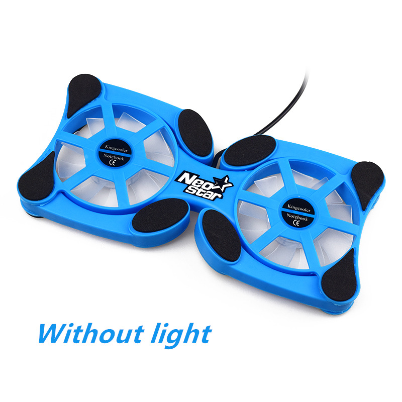 Rotatable USB Fan Cooling Pad 2 Fans Cooler Notebook Cooler Computer USB Fan Stand For 8-14 PC Laptop PC Computer Peripherals