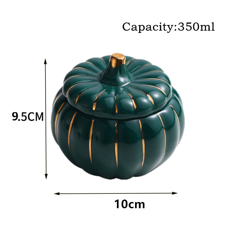 Modelling Ceramic Mini Slow Cooker with Cover Steamed Egg Pot Coffee Set Sugar Bowl Kitchen Seasoning Storage Jar: Green 350ml