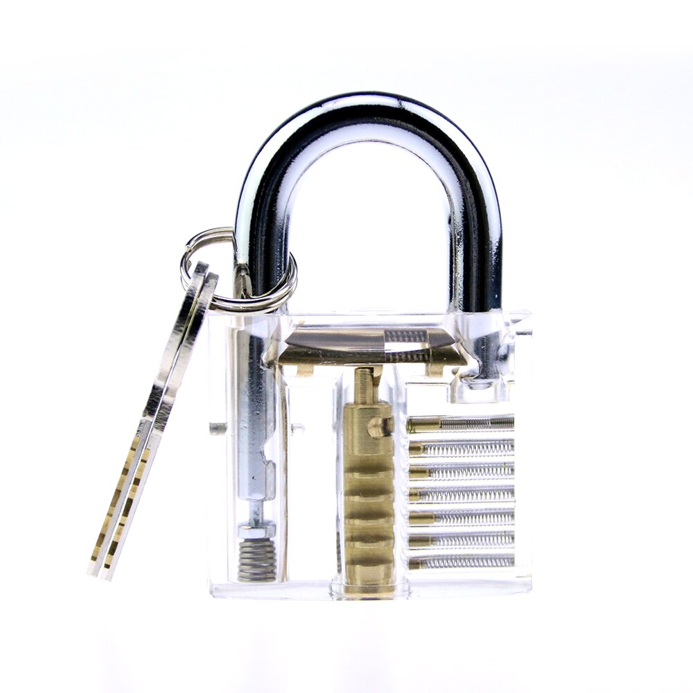 Kit de crochetage de serrures transparentes bon marché, outils de retrait de clés cassées, outil de tension, outils de carte, divers outils, fournisseur de serrurerie: Cadenas