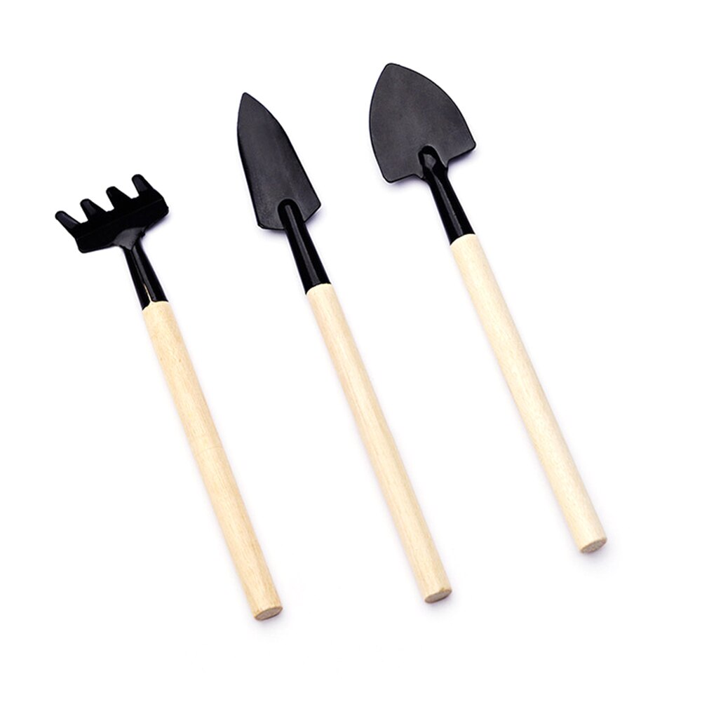 3 Pcs Mini Shovel Rake Garden Plant Tool / 1 Pair Garden Genie Gloves Set Tools Kit TI99: 1
