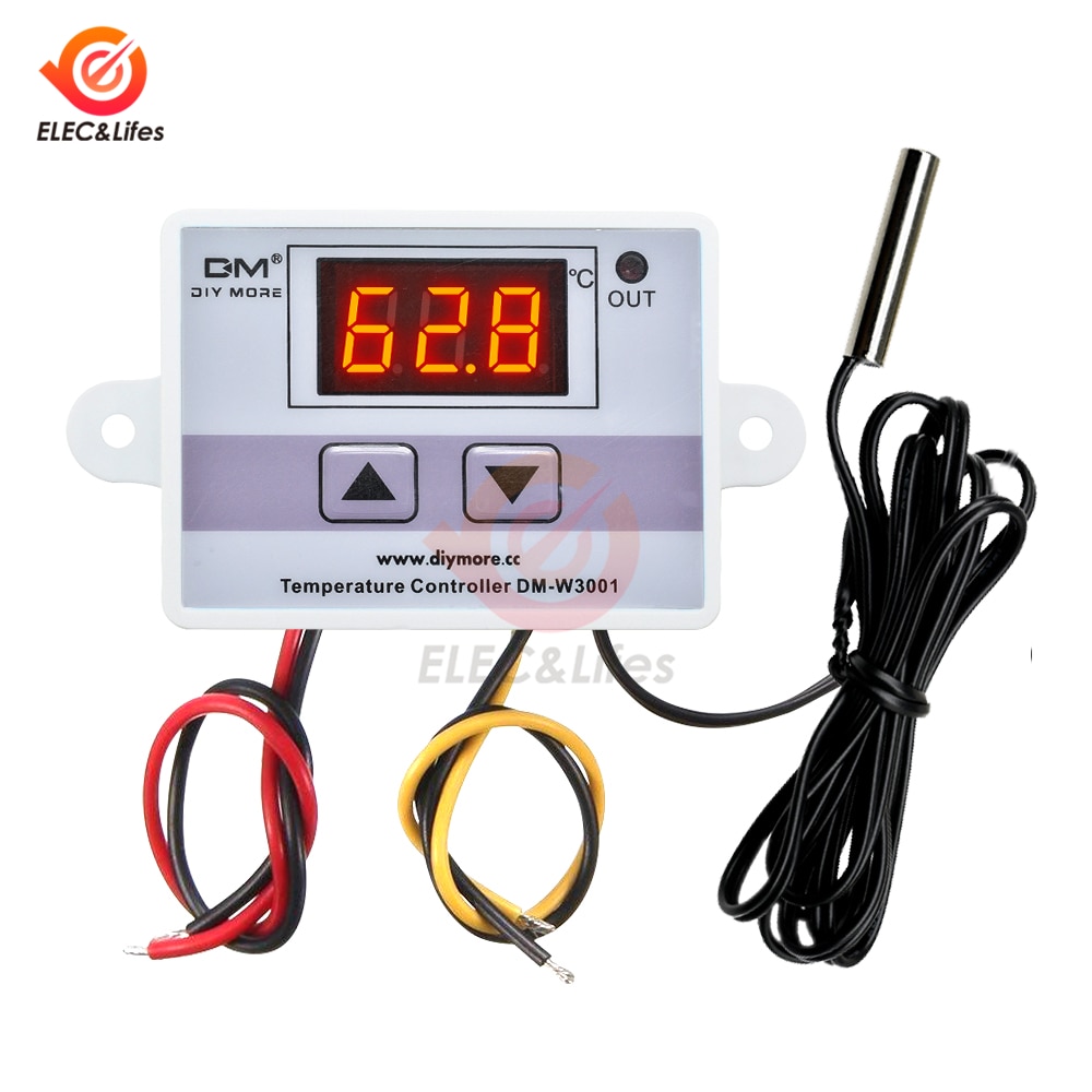 DM-W3001 AC 110V 220V Digital Thermostat für kühlschrank kühlung Temperatur Regler Sensor Schalter heizung für inkubator