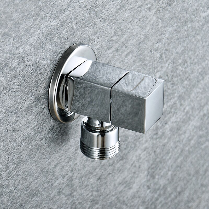 Universal Square Valve and Cold Water Angle Valve Bathroom Accessories Water Filling Valves for Sinks