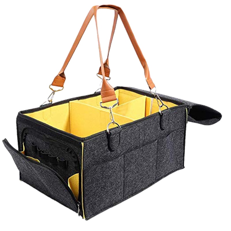 Portable bébé couche-culotte Caddy organisateur fourre-tout Nappy Caddy organisateur grande taille pépinière essentiels bacs de rangement pour Table à langer ou