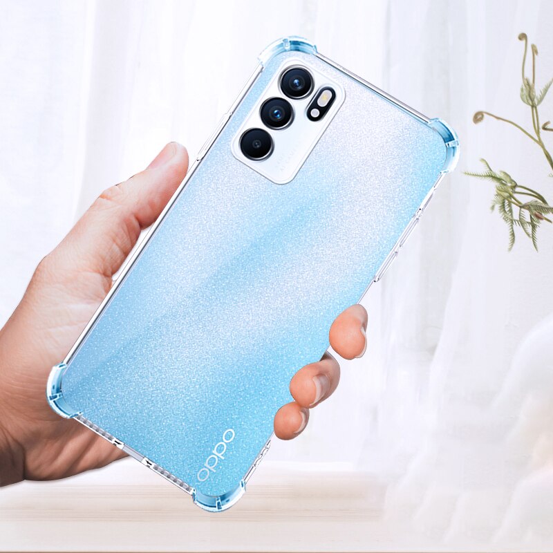 Originele Camera Beschermende Clear Phone Case Voor Oppo Reno 6 Pro Plus Reno6 6pro 6Z Reno6Z 5G Shockproof Siliconen cover Funda Tas