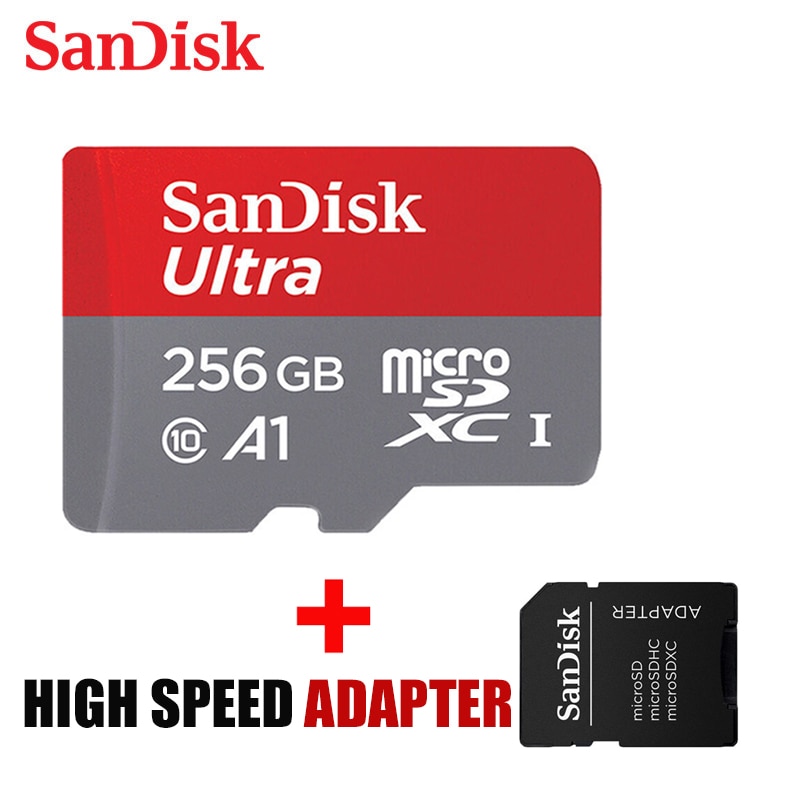 Sandisk micro sd card 16gb 32gb 64gb cartao de memoria 128gb Microsd class 10 UHS-1 256gb A1 flash memory card for Mobile phone: A1 256G-AP