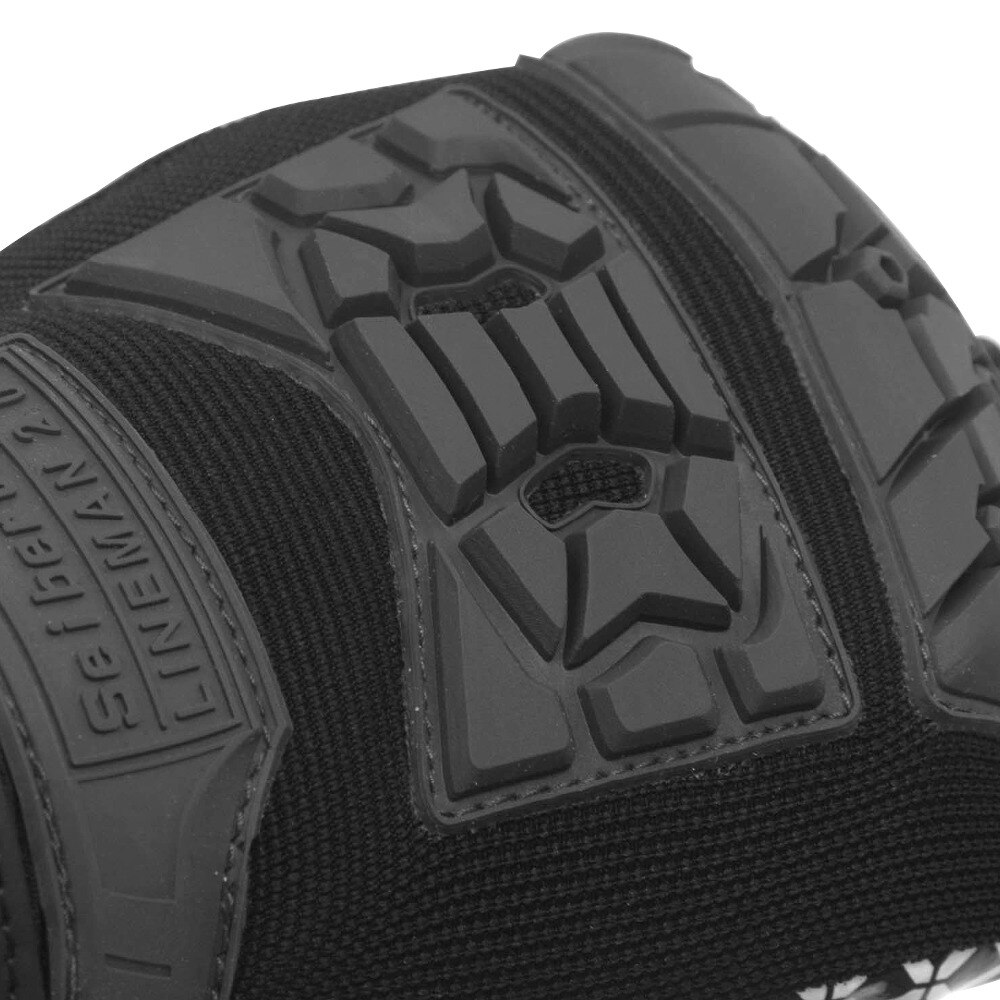 Seibertron Lineman 2.0 Padded Palm Football Receiver Gloves, Flexible TPR Impact Protection Back of Hand Glove Adult Sizes