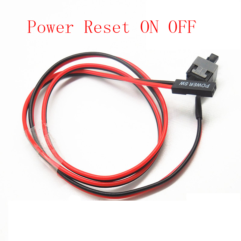 Cable de datos SATA USB a PS2, 4 pines, 8 pines, reinicio de alimentación SATA, línea de datos Sata de encendido y apagado, 4 pines, línea extendida: Power Reset ON OFF