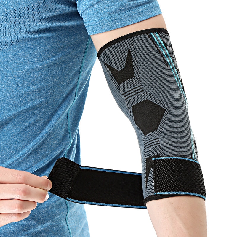 Elastic Bandage Elbow Support Anti-skid Compresion Elbow Protectors Armrests manicotti ciclismo Elbow Pads For Basketball