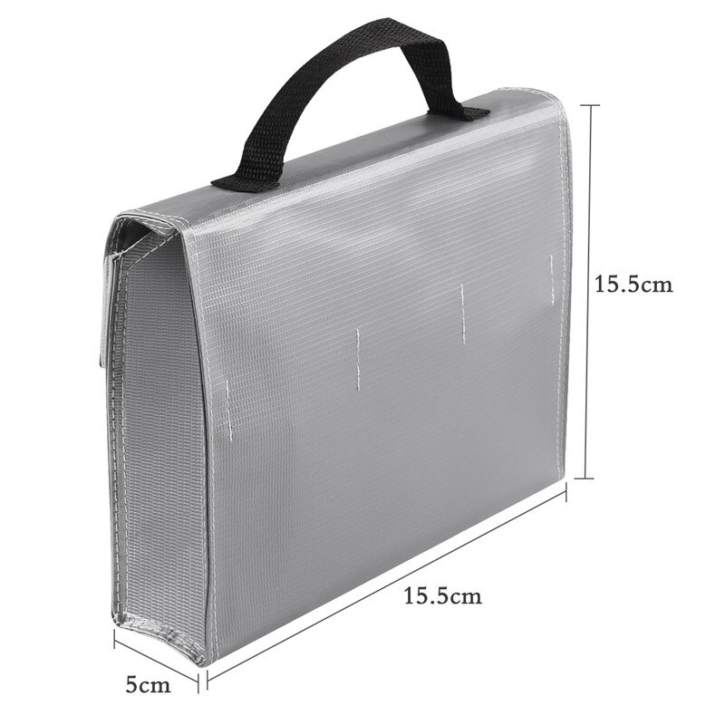 Aviation model portable lithium battery safety flame retardant fireproof bag explosion proof bag genuine high temperature resist: Default Title