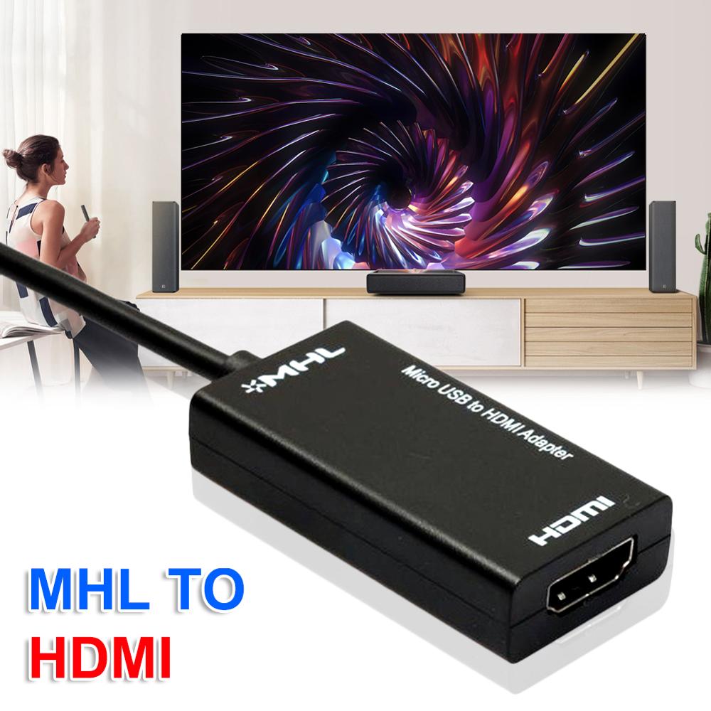 Micro Usb 2.0 Mhl Naar Hdmi Kabel Hd 1080P Voor Android Voor Samsung Htc Lg Android Hdmi Converter Mini mirco Usb Adapter