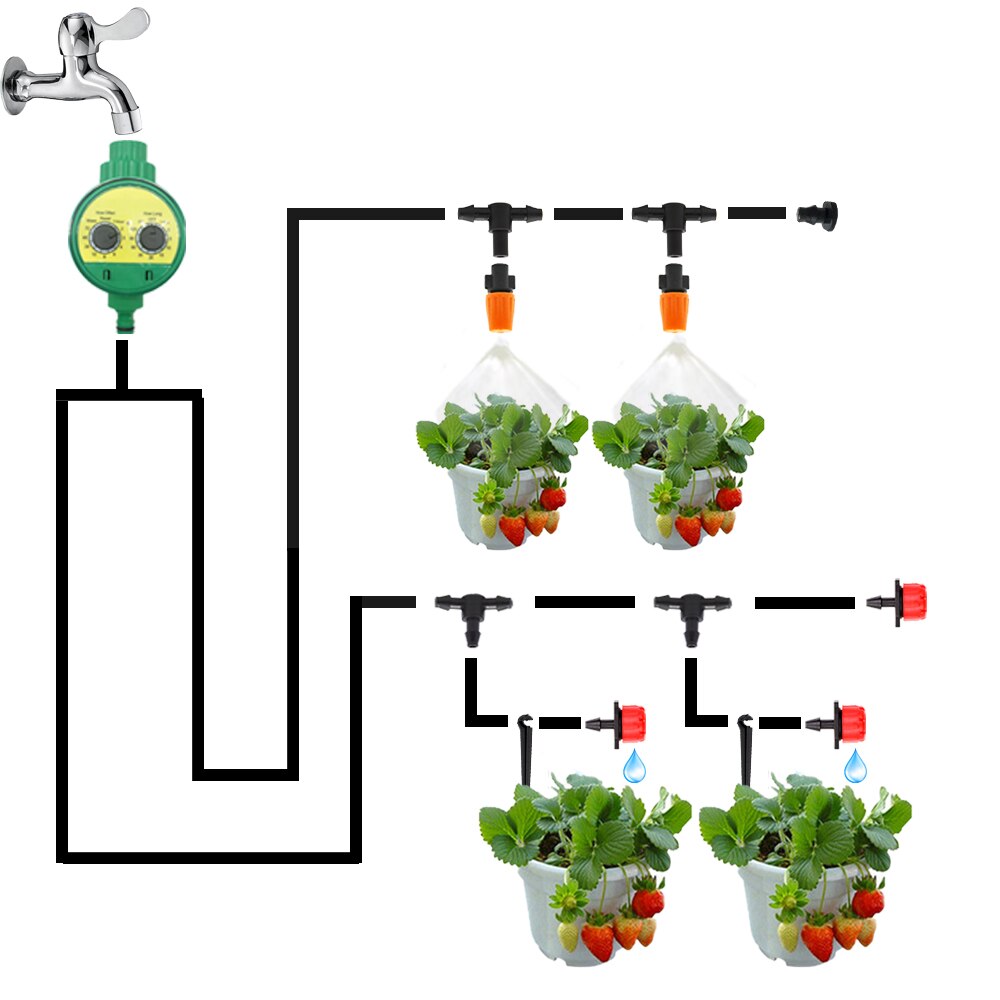 Automatisk bevattningstimer bevattningstimerventil elektronisk bevattningskontroll vattentimer för trädgårdsbevattningssystem