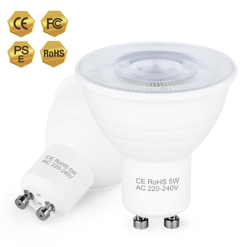 GU10 MR16 5/7W LED Spotlight Bulbs Down Lamp Energy Saving Warm White 220V LED Lamp Cup 2835 SMD Bulb