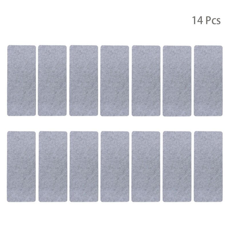 14 stk/sett trappeteppe tepper saken selvklebende gulvmatte dørmatte trinn trapp sklisikre beskyttelsesdeksel trappmatte: En