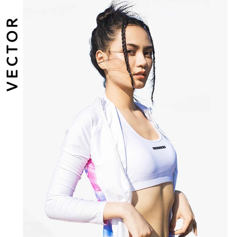 Vector Sport Bh Voor Vrouwen Zwemmen Top Snel Droog Vest Ademend Yoga Fitness Running Bh Duiken Zonnebrandcrème Top 2XL