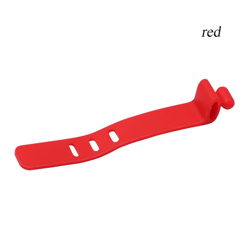 5pc reisetilbehør silikagelkabel oppruller øretelefonbeskytter usb-telefonholder tilbehørspakke arrangører: Rød