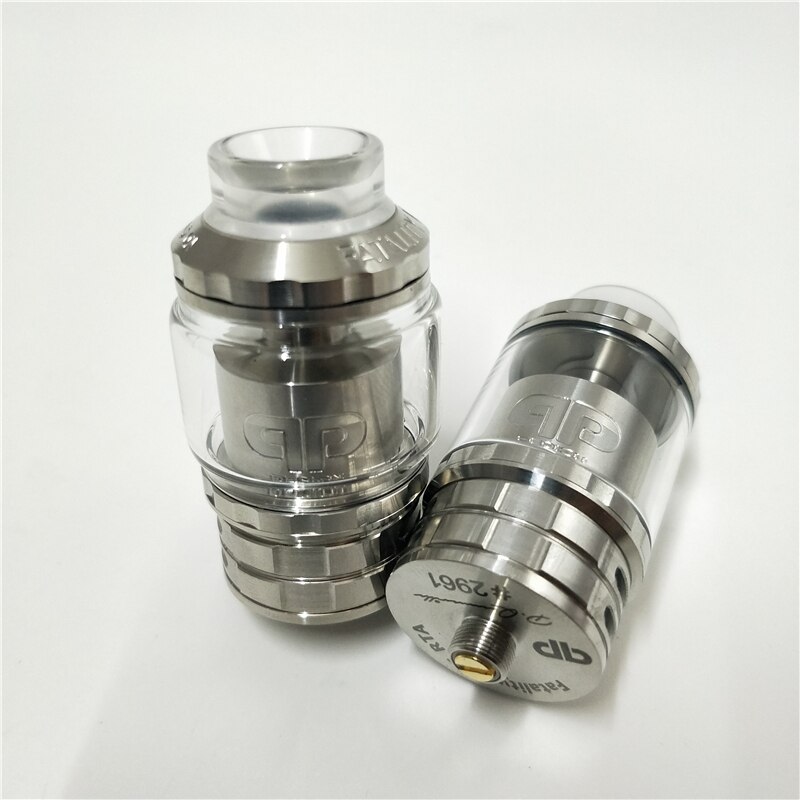 Best selling QP Juggerknot Fatality M25 Juggerknot Mini Fatality RTA 4 different style QP Replaceable Tank atomizer vape: Silver M25 RTA