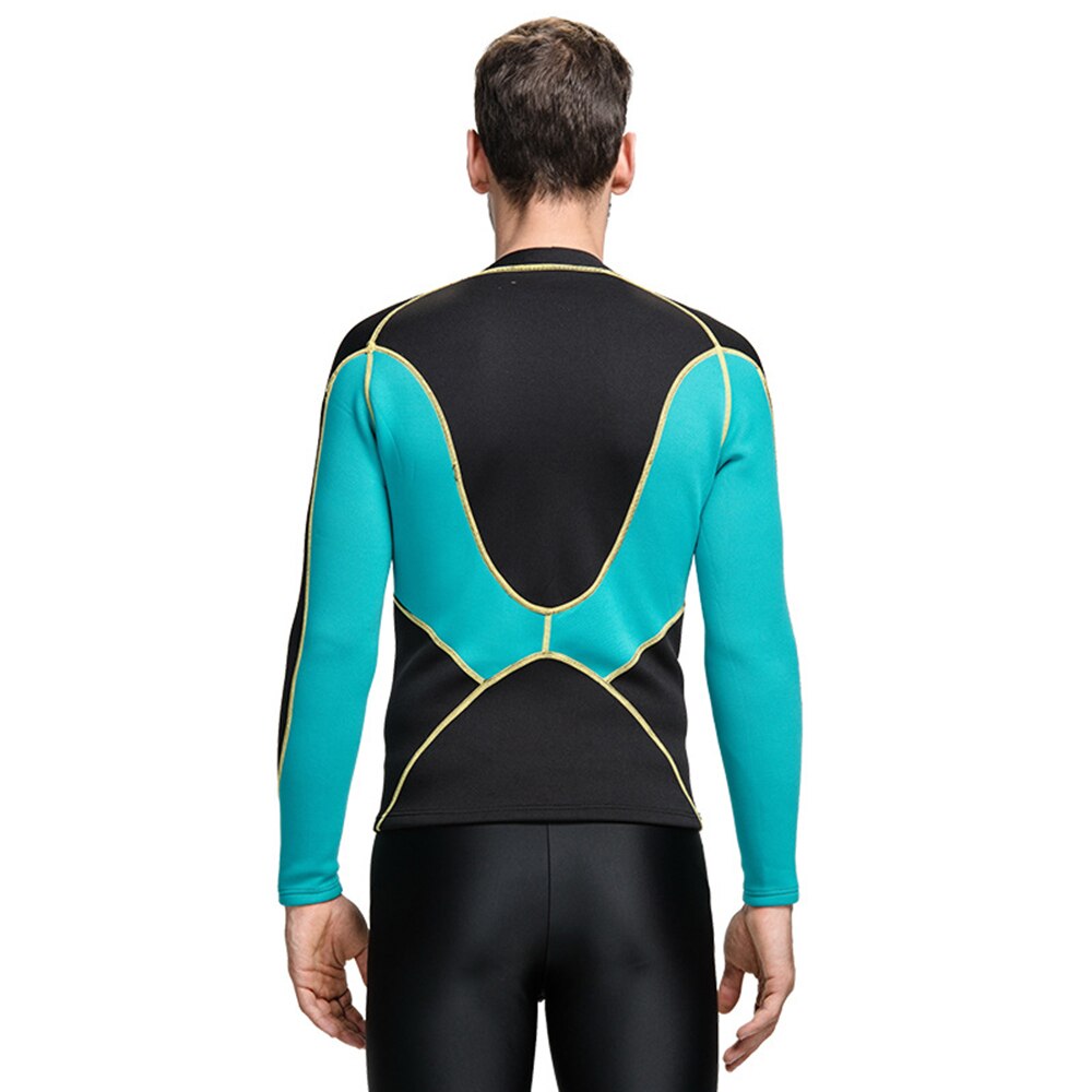SBART – combinaison de plongée en apnée pour hommes, haut à manches longues, en néoprène, 2MM, haute élasticité, cerf-volant de surf